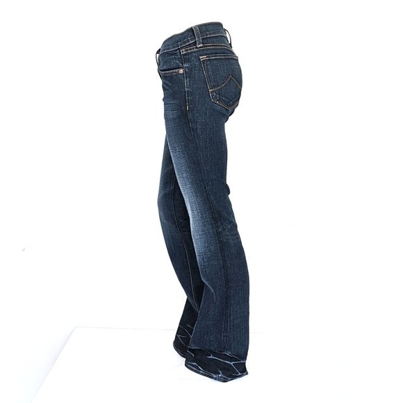 NWOT J Brand Dark Rinse Low Rise Boot Cut Jeans - Picture 3 of 9
